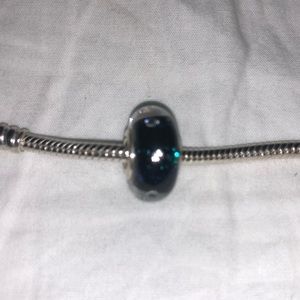 PANDORA Blue/Green Murano Charm